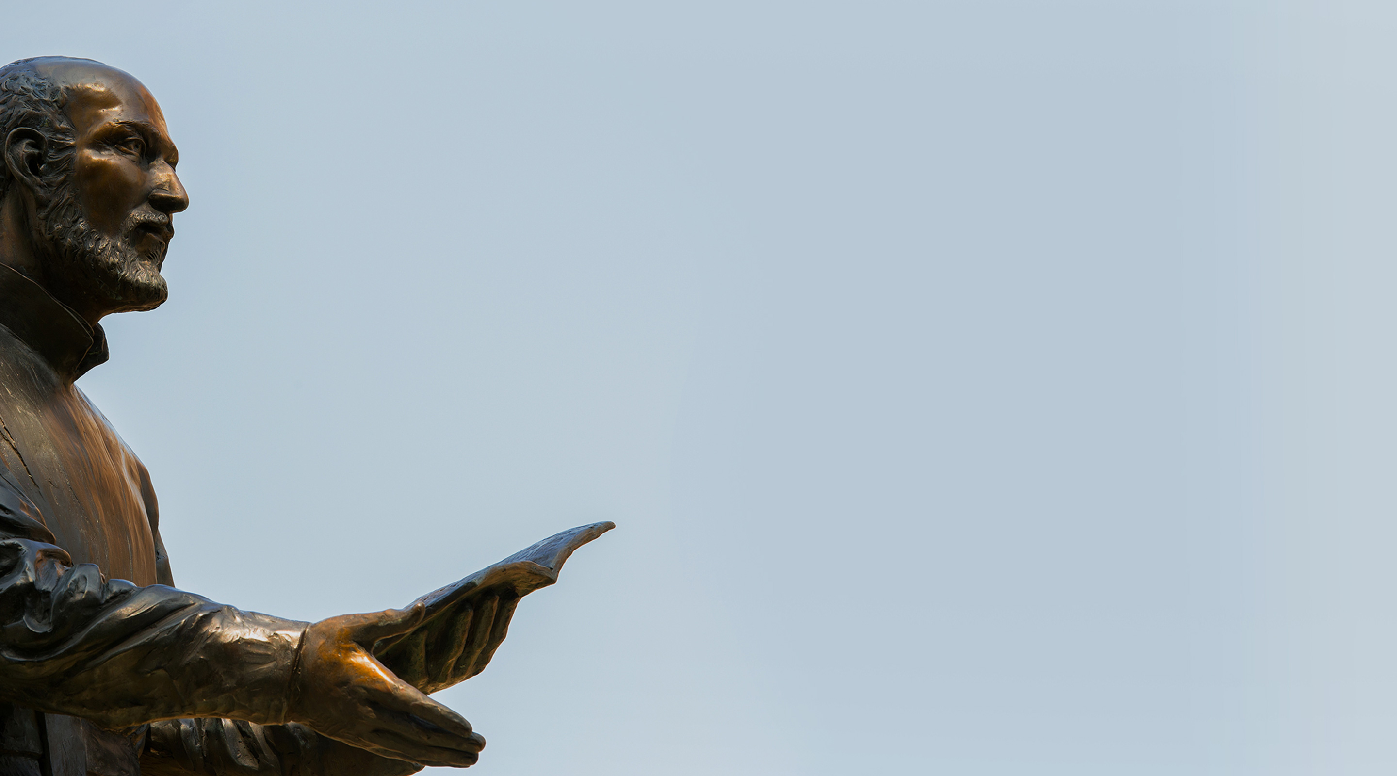 Ignatius statue profile
