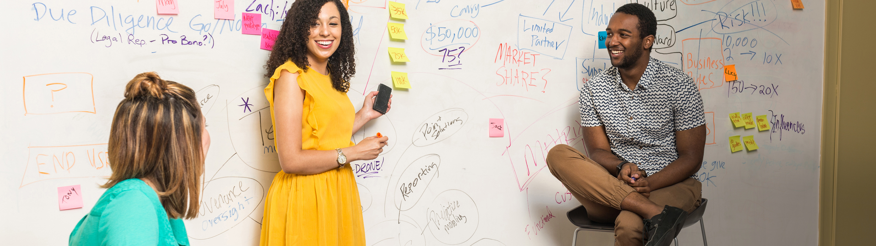 Students at whiteboard