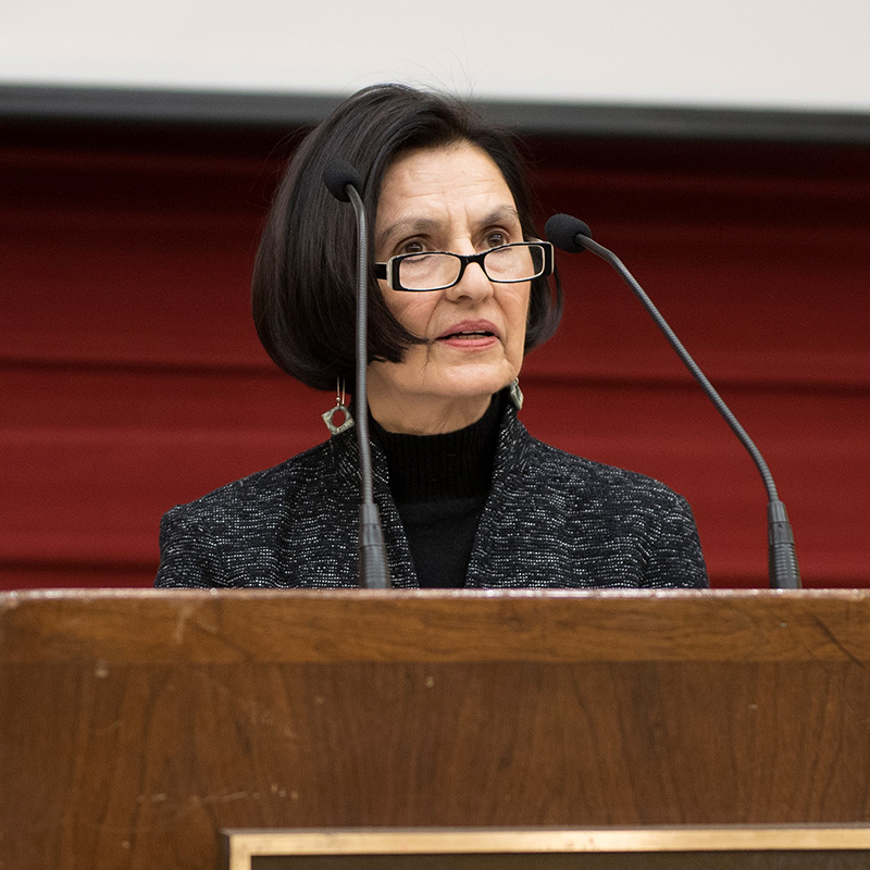 Dr.Josefa Salmon giving speech