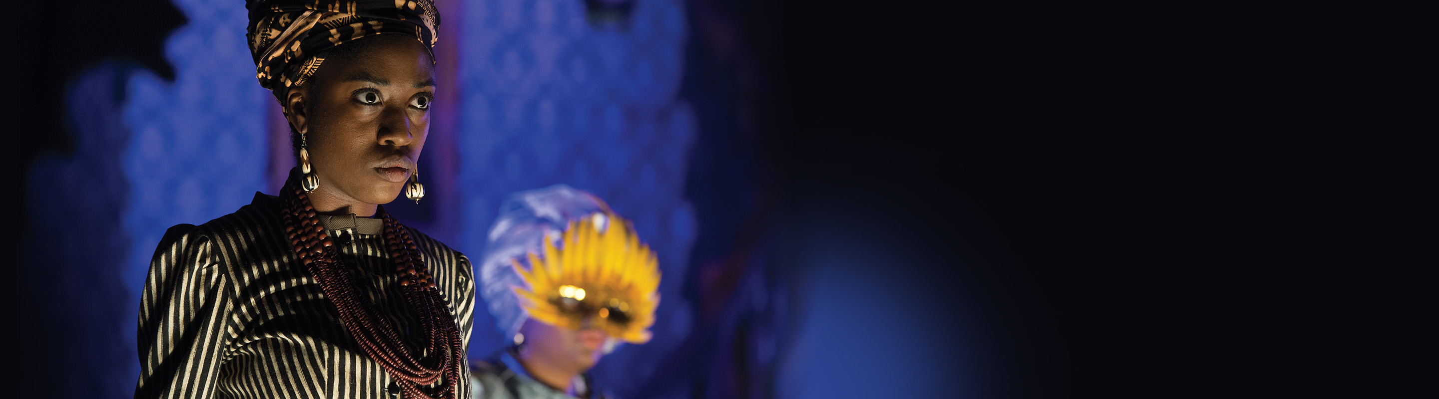 Closeup of lead performer in House that Will Not Stand