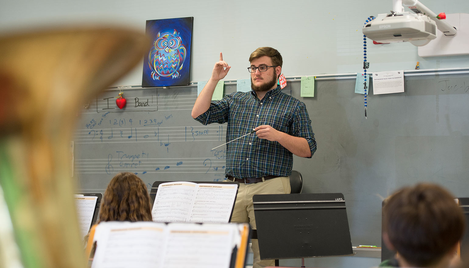 Blake Johnson teaching