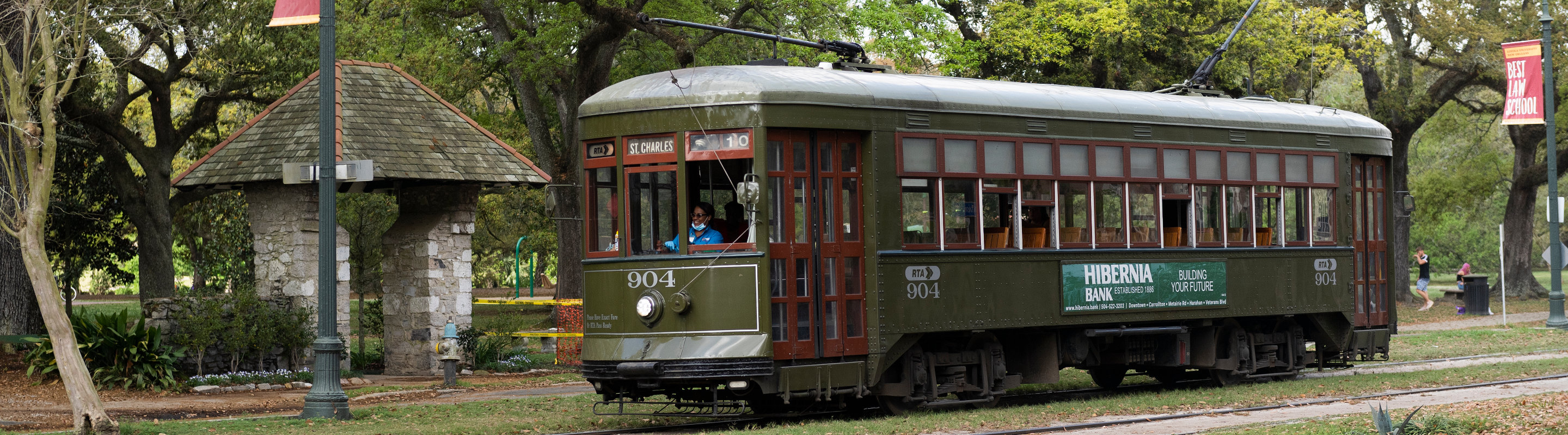 Streetcar on St. Charles Avenue