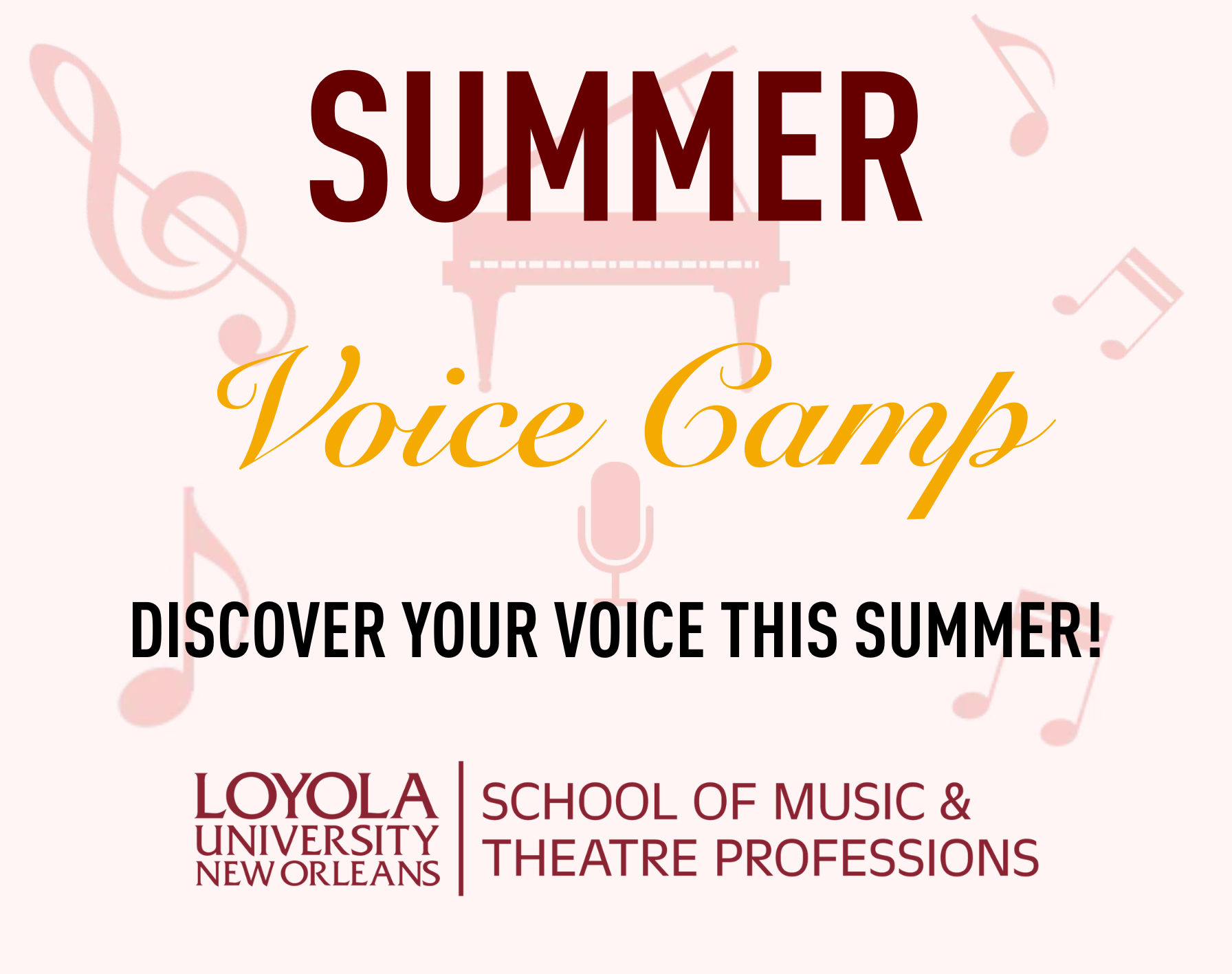 Loyola Voice Summer Camp