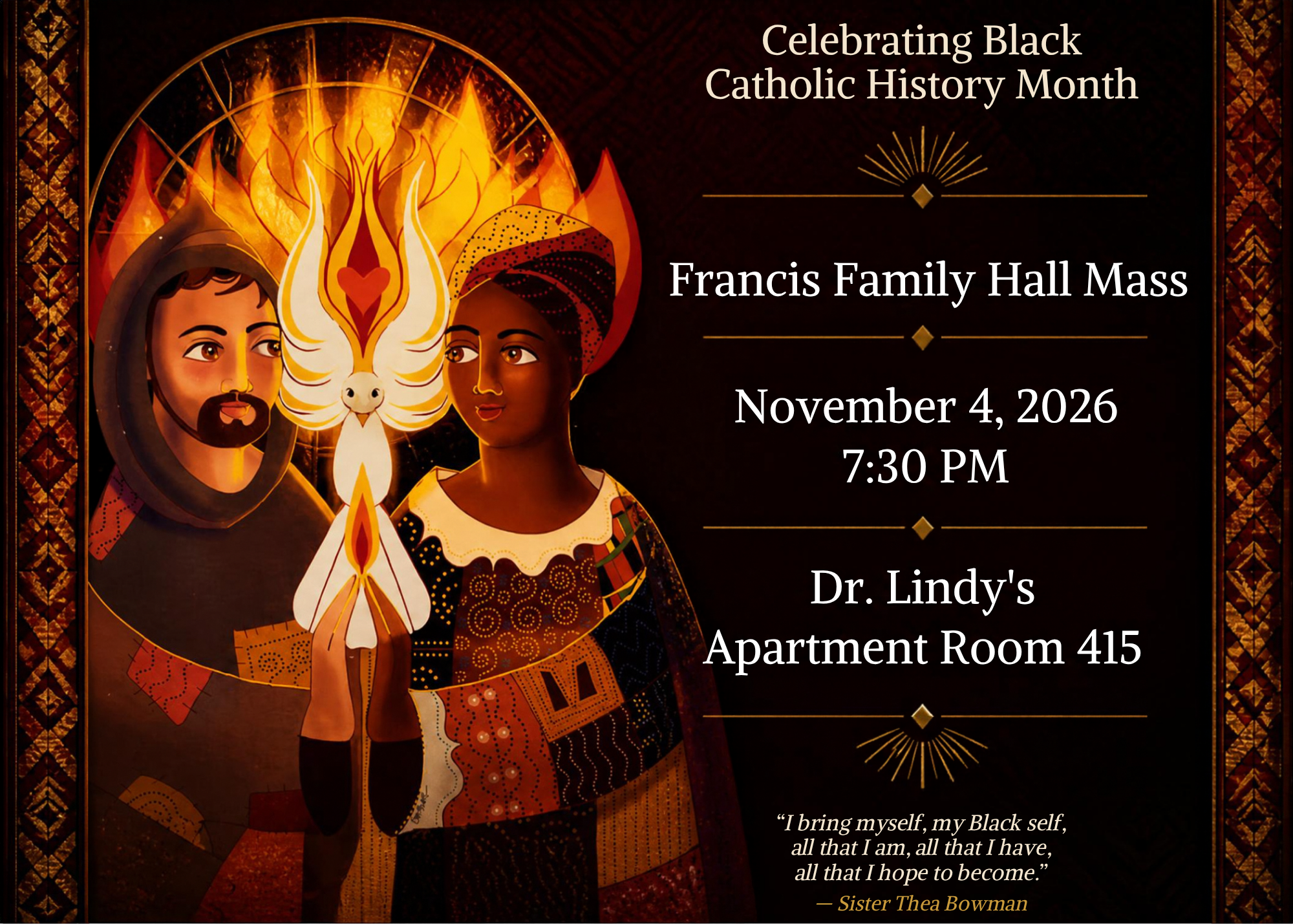 Francis Family Hall Mass 