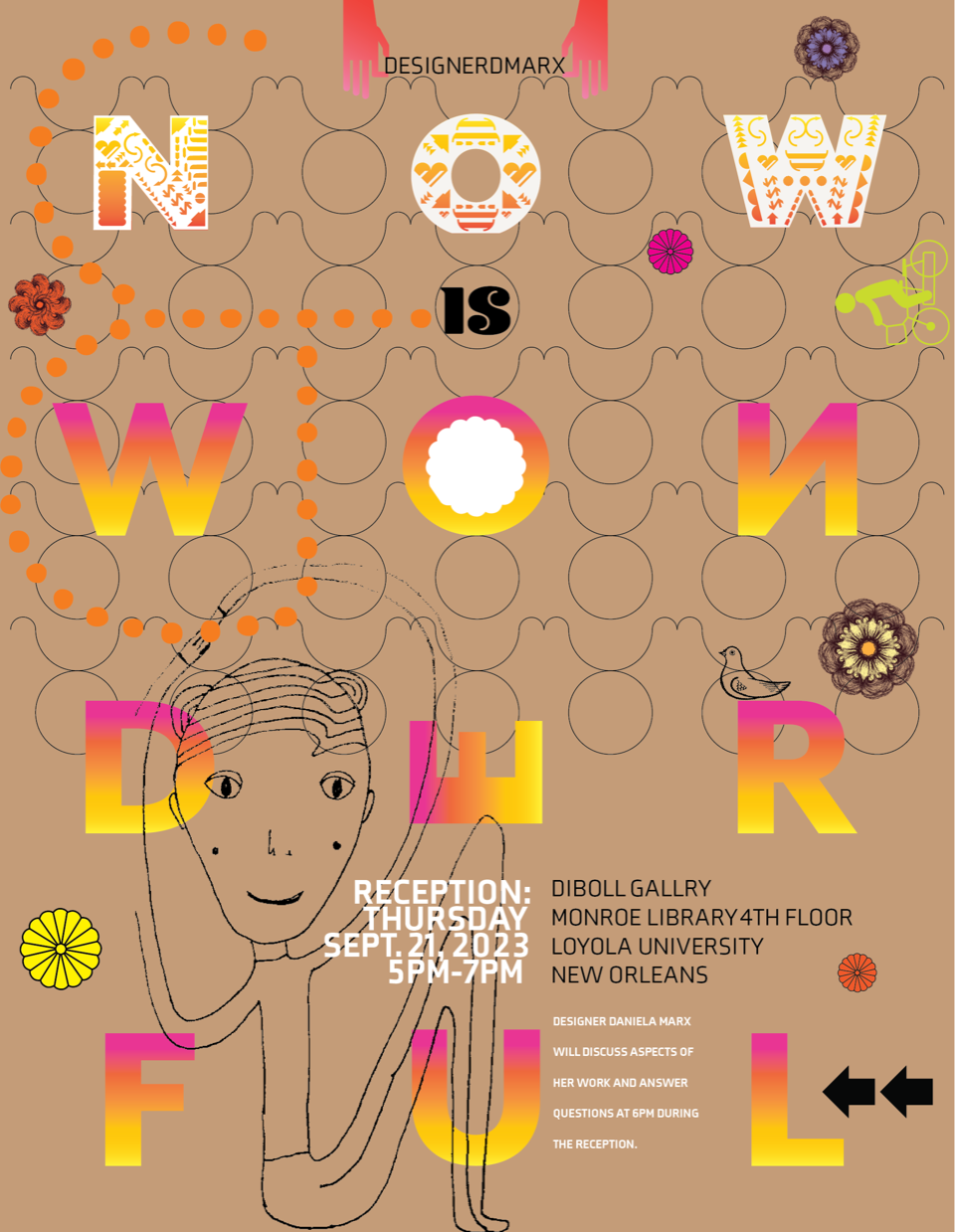 Wonderful Is Now exhibit announcement